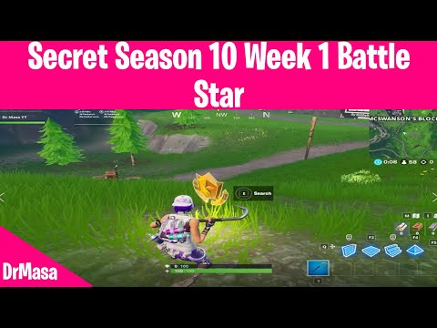 Fortnite | Secret Season 10 Week 1 Battle Star Location Guide