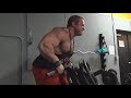 20 Years Old Bodybuilder 5'5 240lbs Dominic Triveline Trains Shoulders And Back In Off-Season