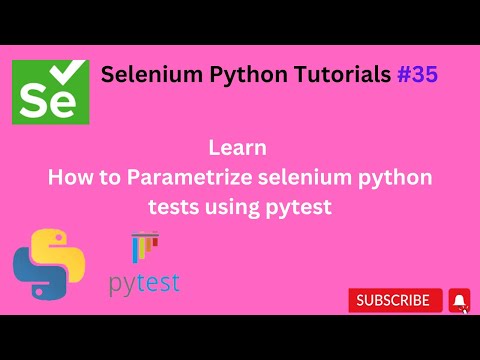 Tutorials 35 Python Selenium Datadriven Testing Python Selenium