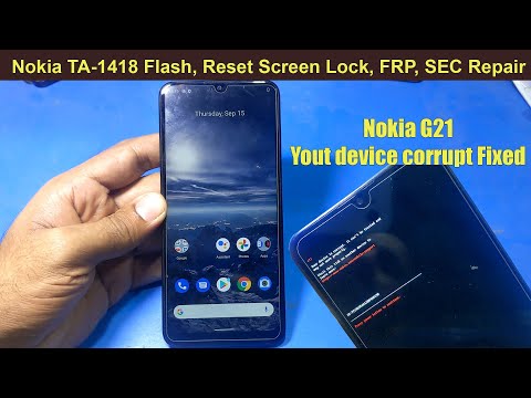 Nokia G21 TA-1418 Repair, Unlock, Screen Lock, FRP Lock All Done