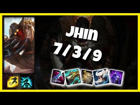 Jhin vs Lucian KOREAN Challenger BOT (7/3/9) Gameplay Replay - Patch 10.24