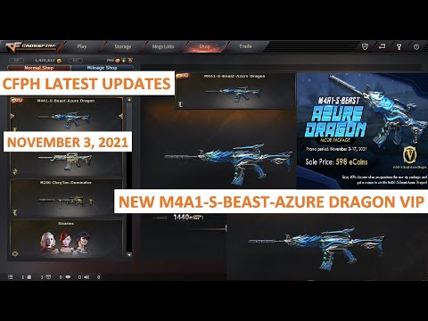 CROSSFIRE 3.0 PH LATEST UPDATES NEW M4A1-S-BEAST-AZURE DRAGON VIP