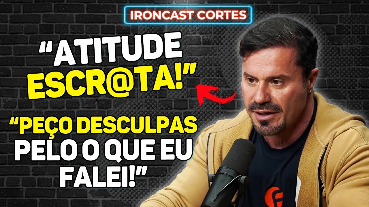 CARIANI PEDE DESCULPAS POR ATITUDE AO VIVO! – IRONCAST CORTES
