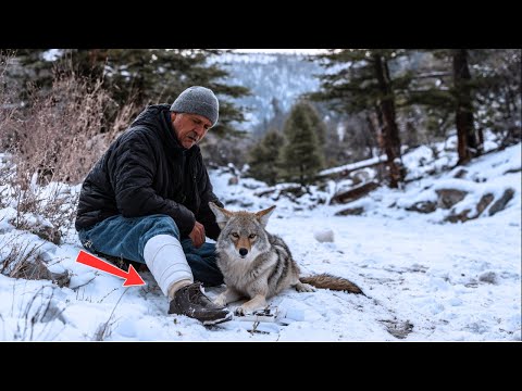 58-year-old firefighter Frank Falls Into DEATH TRAP - Wild Coyote's Response Will SHOCK You