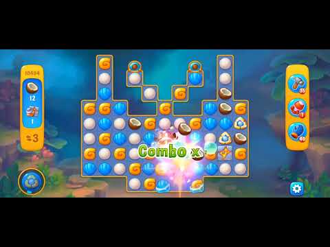 Fishdom Easy Level 10494 (with ingame lightning and firecreacker boosters) @choraelmin