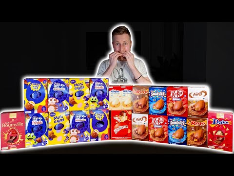 MOST CHOCOLATE EASTER EGGS EVER EATEN 12,000 CALORIES WORLD RECORD? Max vs Food Easter mini-series 1