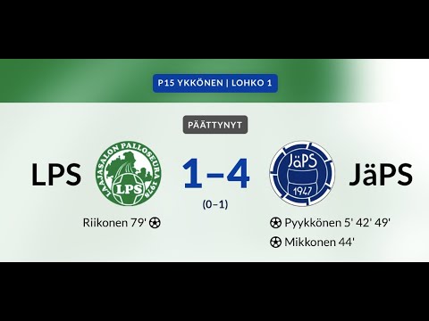 P15 Ykkönen: LPS - JäPS 12.6.2021