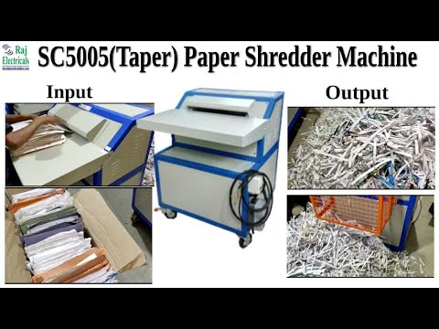 Paper Shredding Machine