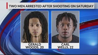 Police arrest two men after shooting on Saturday in Peoria