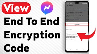 Download the video "How To View The End to end Encryption Code Of Facebook Messenger Device"