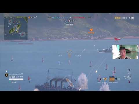 World of Warships: Legends - Sea battle between ships