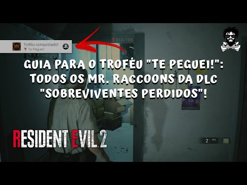 Troféu "Te peguei!": todos os Mr. Raccoons da DLC "Sobreviventes perdidos" de Resident Evil 2!
