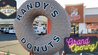 GRAND OPENING OF RANDY'S DONUTS IN LAS VEGAS