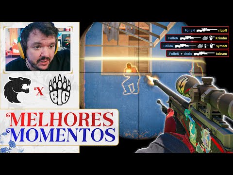 FALLEN vs BIG! FURIA vs BIG - MELHORES MOMENTOS - PERFECT WORLD SHANGHAI MAJOR 2024 OPENING