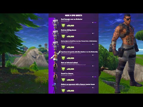 All Week 4 Epic Quest Challenges Guide in Fortnite - How to complete Week 4 Epic Quests in Season 7
