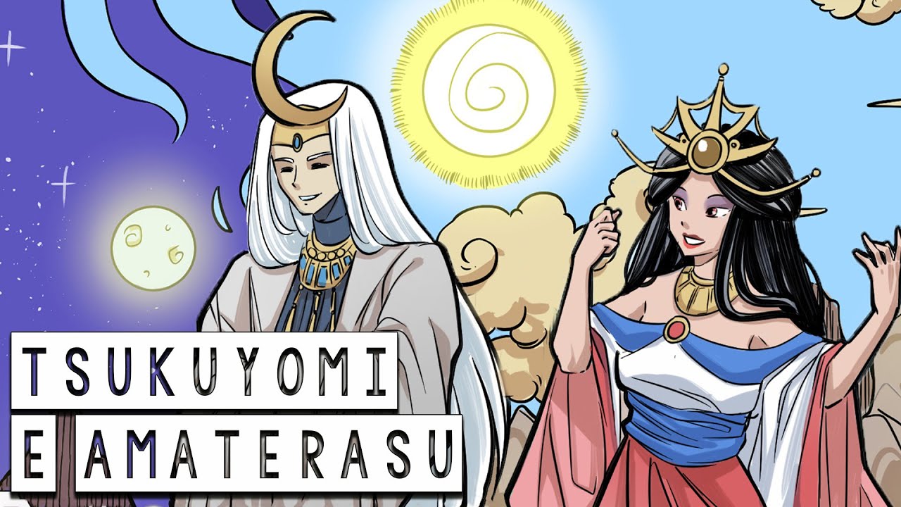 Tsukuyomi e Amaterasu: A Origem do Dia e a Noite - Mitologia Japonesa - Foca na História