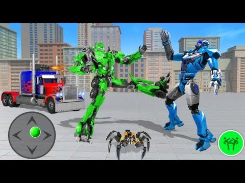 Optimus Prime Multiple Transformation Jet Robot Car Game 2020 - Android Gameplay