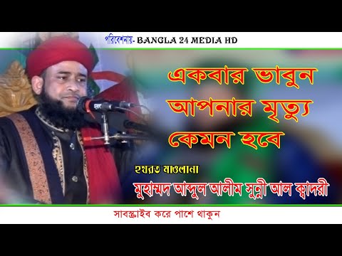 মাওলানা আব্দুল আলীম সূন্নী আল ক্বাদরী Waz 2021. Maulana Abdul Alim Sunni Al Qadri.নতুন ওয়াজ ২০২১