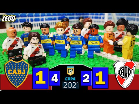 Boca Juniors 1-1 River Plate - PENALES (4-2) - Copa de La Liga - LEGO -Stop Motion- Cuartos de Final