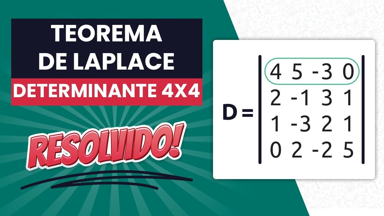 AULA DE MATEMÁTICA | Determinante 4x4 Resolvido!