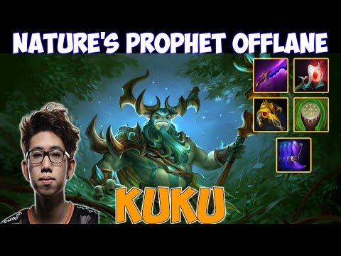 Kuku - Nature's Prophet Offlane Gameplay | Top Rank Pro Gameplay - Dota 2