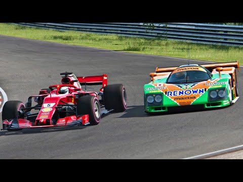 Ferrari F1 2018 vs Mazda 787B - Norschleife