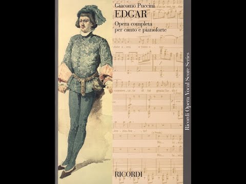 Puccini:  Edgar  -  Addio, mio dolce amor  -  Eva Müllerová, soprano; Riccardo Caramella, piano