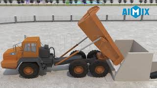 Mortar AIMIX Mortar Plant 1-100ton Tipe Menara Tipe Tangga Tipe Otomatis Penuh