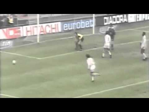 Serie A 2000-2001, day 10 Vicenza - Lazio 1-4 (2 Nedved, Crespo, Kallon, Salas)