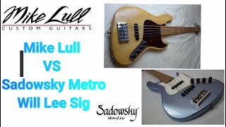Video thumbnail for Mike Lull M5V Vs Sadowsky MetroLine Will Lee MV5 by Rama Natanael