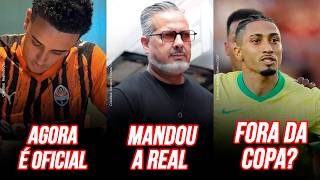 CONTRATO ASSINADO | DIRIGENTE DO FLAMENGO CRITICA CONVOCAÇÃO DE NEYMAR | RAPHINHA SERÁ CORTADO?