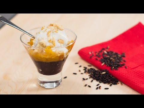 Video Black Sticky Rice Sundae Recipe w/ Caramelized... - youTube