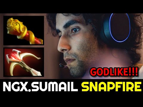 NIGMA.SUMAIL Godlike with 100% Right Click Build Snapfire Dota 2