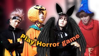 BTS PLAY Horror GAME  👻 // Hindi dubbing // run