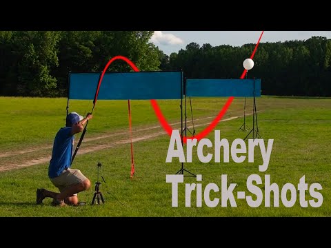 archery trickshots   James Jean trickshots