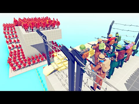Army vs 100 Units - Totally Accurate Battle Simulator TABS