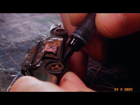 I'm just having fun painting a Gaslands car