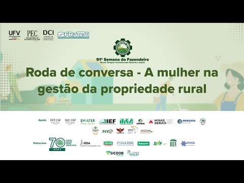 Roda de Conversa: A mulher na gestão da propriedade rural