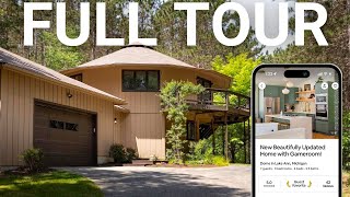 14-Sided Dome | Airbnb in Northern Michigan - Full Tour!