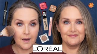 FALL Makeup Look Using All L'Oreal Products | Top Picks for Women Over 50! 2023 🍁