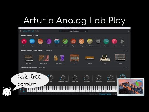 Arturia Analog Lab Play - let's have a quick play!