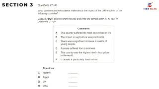 CAM 18 | IELTS LISTENING TEST | TEST 2 - SECTION 3 #english #listening #ielts #education #iseeielts