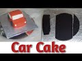 Car Shaped Cake Without Car Shaped Pan Car Cake For Beginners Buttercream Car Cake
