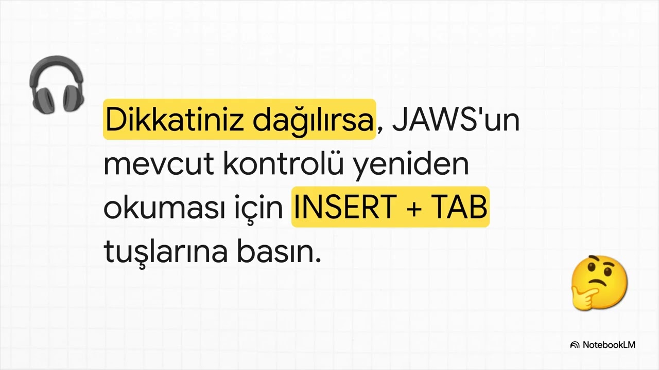 #JAWS ile #menü ve #diyaloglarla çalışma #2025