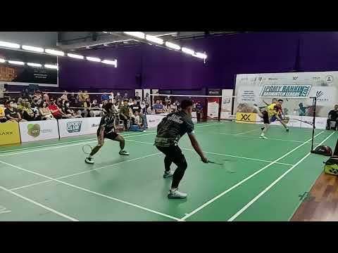Badminton Final IPGMY Men's Double Amateur Tour - Khim Lim / Hua Jin Vs Hafiz  Chan / Aqil Husyaimi