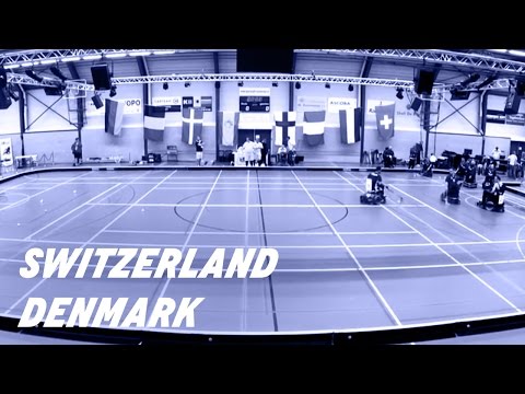 FINAL 5/6 Switzerland - Denmark / IPCH Powerchair Hockey European Championship 2016