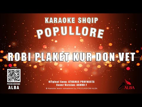 Karaoke Shqip - MOSHË E BUKUR KJO RINIA (Original song ATHANAS PROFNASTA)