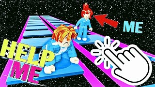 Roblox impossible glass bridge challenge. #messi #ronaldo #roblox