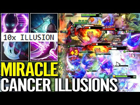 WTF Miracle Spectre CANCER Attack!!! 10x ILLUSION Micro GOD Imba Carry Build Dota 2 Pro Gameplay