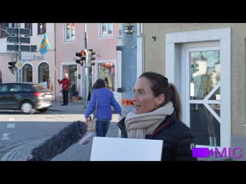 Holzkirchen 24.03.2021. Schilderdemo, die Beste Variante die halbwache Bevölkerung zu erreichen?